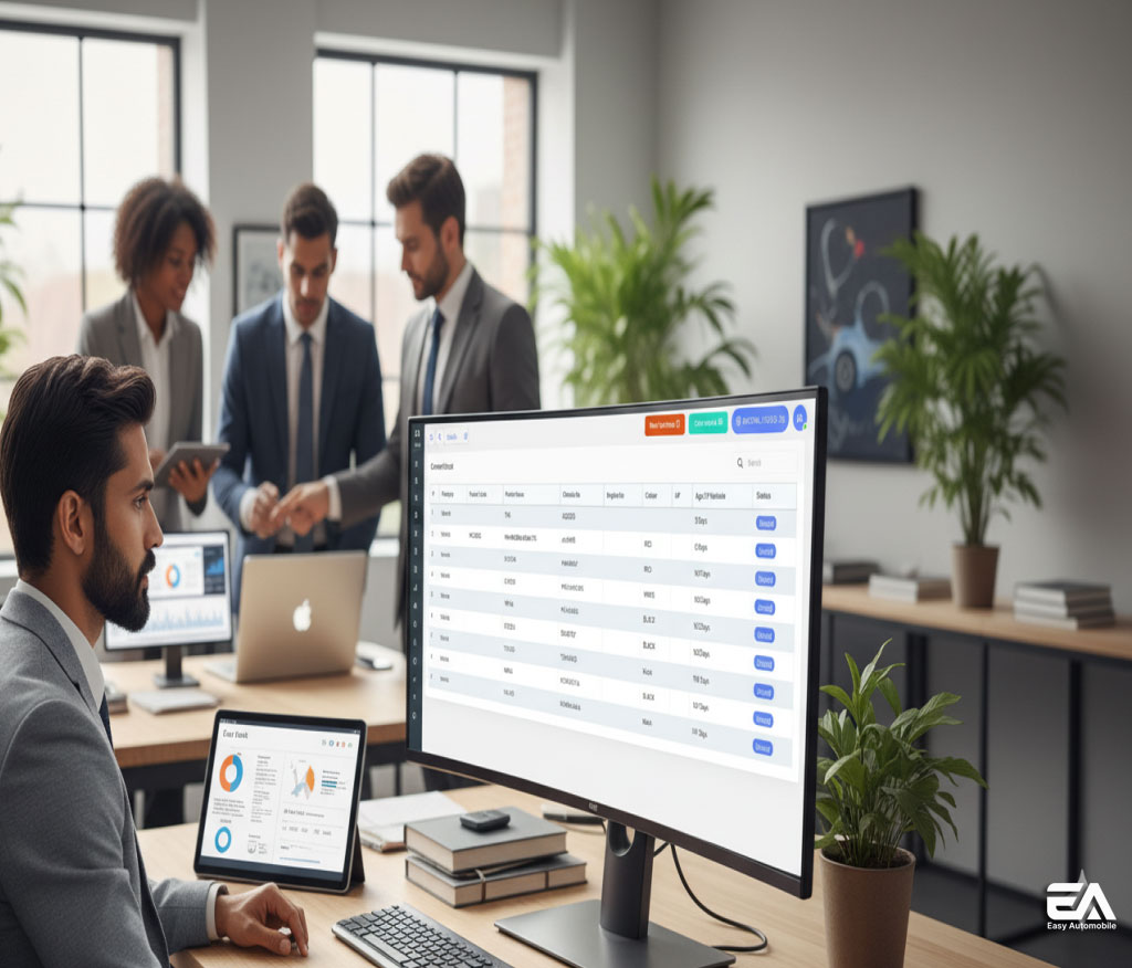 electric vehicle showroom management software